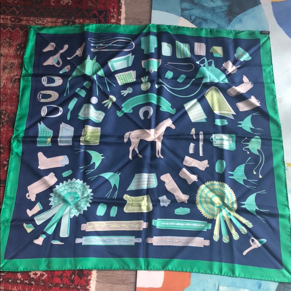 Hermès albums de colportage scarf